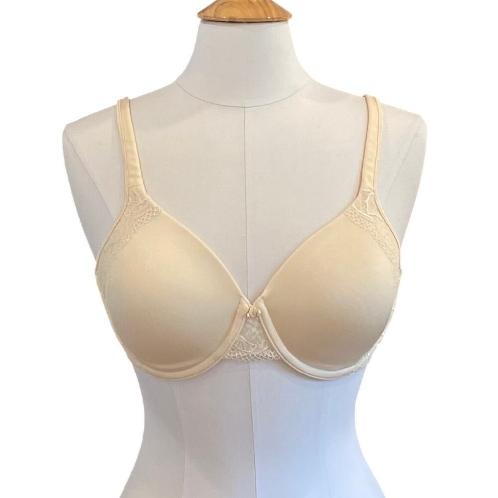 Bali One Smooth U Underwire Bra with Lace Side Support, 36C